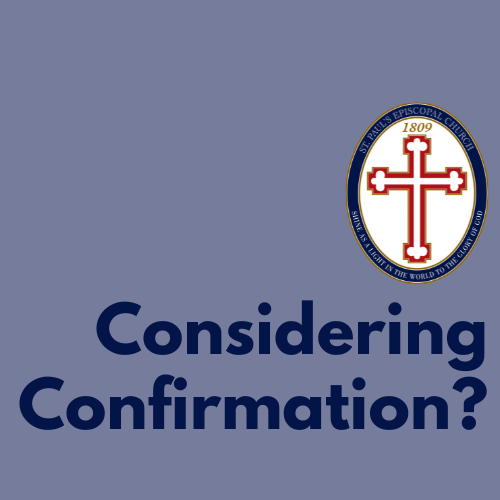 Considering Confirmation