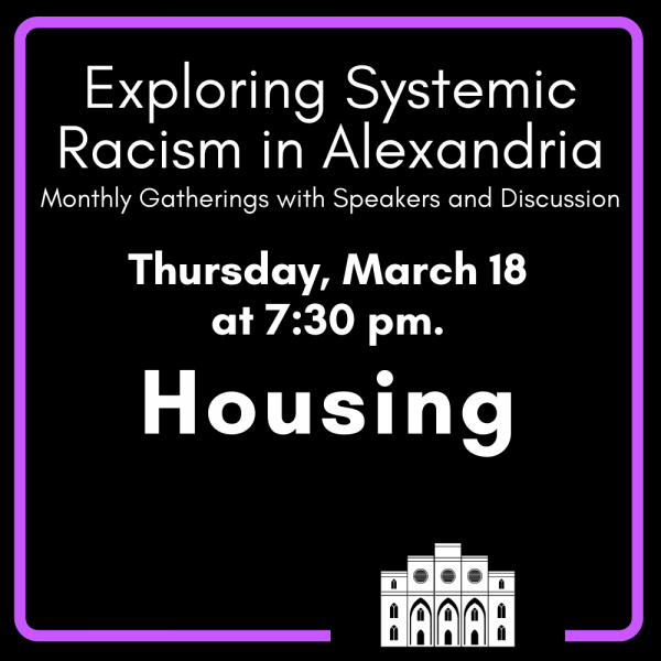 Exploring Systemic Racism in Alexandria- March Discussion
